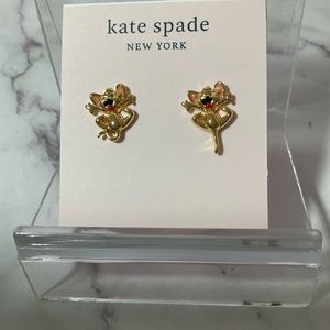 NWOT Kate Spade Tom & Jerry Stud Earrings